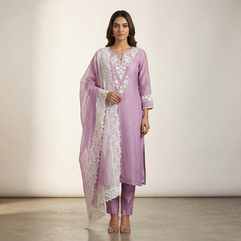 Straight Suit - Dusty Mauve