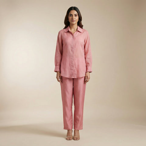 A-line Suit - Dusky Rose