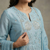 A-line Suit - Turquoise Blue