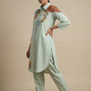 Straight Suit - Seafoam Green
