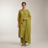Straight fit Suit - Olive Green