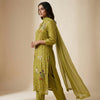Straight fit Suit - Olive Green