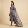 Straight fit kurti with straight pants Suit - Dusty Lavender