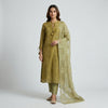 Straight Suit - Olive Green