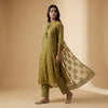 Straight Suit - Olive Green