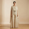 Straight fit kurta with relaxed bottom Suit - Ivory White