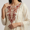 Straight fit Suit - Ivory White