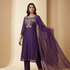 Straight fit Suit - Deep Violet