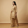 A-line Suit - Golden Beige