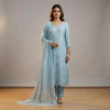 Straight Suit - Light Turquoise Blue