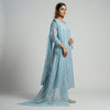 Straight Suit - Light Turquoise Blue