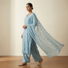 Straight Suit - Turquoise Blue