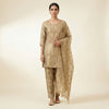 Straight fit Suit - Golden Olive