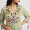 A-line Suit - Light Olive Green