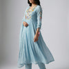 A-line Suit - Powder Blue