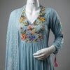 A-line Suit - Powder Blue