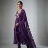 A-line Suit - Royal Purple