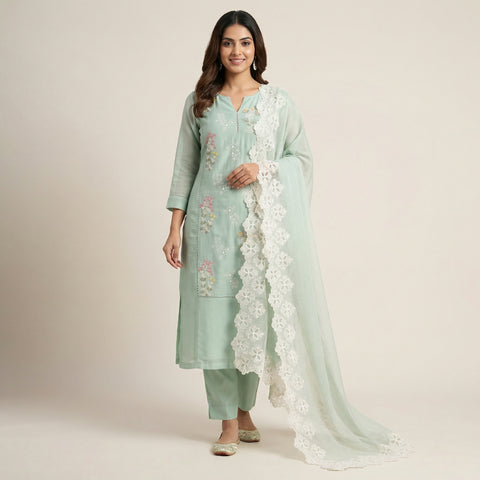 Straight fit Suit - Pastel Green