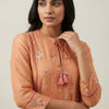 Straight Suit - Peach Orange