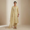 Straight fit kurta with straight pants Suit - Pale Beige