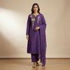 Straight Suit - Amethyst Purple