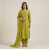 Straight Suit - Olive Green