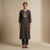 A-line Suit - Charcoal Grey