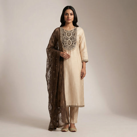 Straight Suit - Classic Ivory