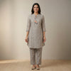 A-line Suit - Taupe Grey