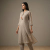 A-line Suit - Taupe Grey