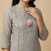 A-line Suit - Taupe Grey