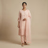 Straight cut kurta with straight pants Suit - Soft Peach
