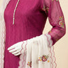 Straight, Slim-fit pants Suit - Rich Burgundy