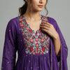 A-line Suit - Deep Violet