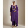 Straight Suit - Royal Purple