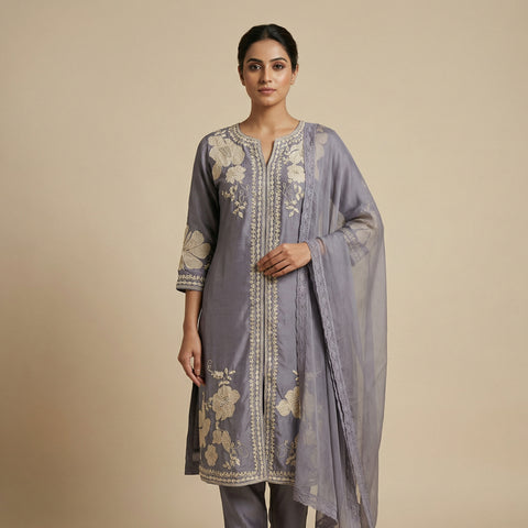 Straight Suit - Dusty Lavender