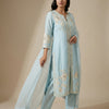 Straight Suit - Light Turquoise Blue