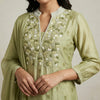 Straight Suit - Olive Green