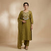 Straight Suit - Olive Green