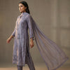 Straight fit kurta with tailored pants Suit - Dusty Lavender