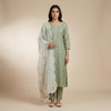 Straight fit kurta with straight pants Suit - Pale Green