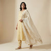 Straight fit kurta with straight pants Suit - Soft Yellow