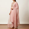 Straight fit kurta with relaxed pants. Suit - Blush Pink