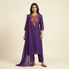 A-line Suit - Royal Purple