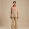 Relaxed fit with flared sleeves Set - Soft Beige