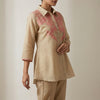 Relaxed fit with flared sleeves Set - Soft Beige