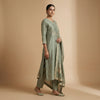 Straight kurta with slim pants Suit - Sage Green
