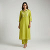 Straight fit with relaxed pants Suit - Olive Green