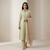 Straight fit with relaxed pants Suit - Pista Green