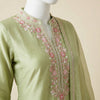 Straight fit with relaxed pants Suit - Pista Green